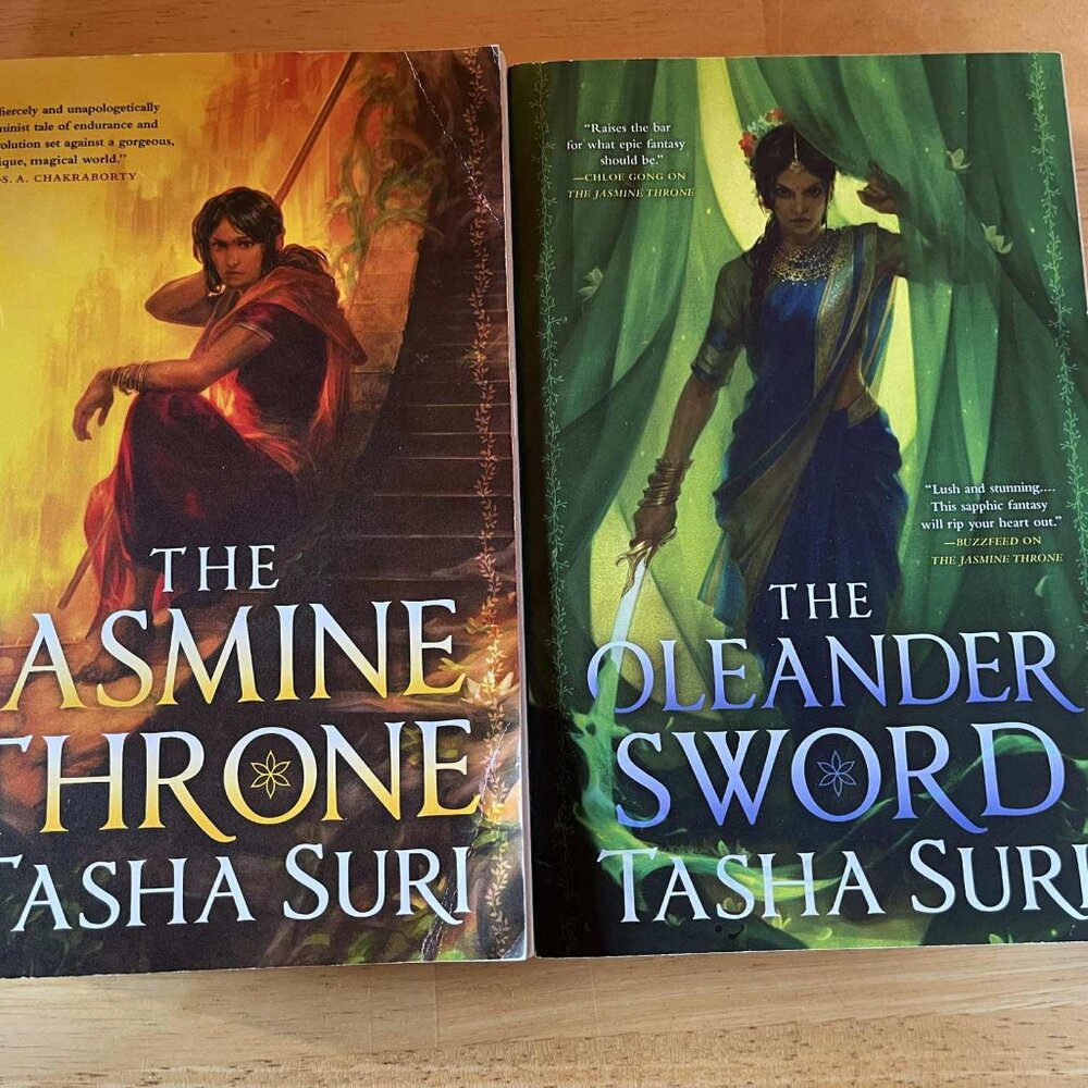 The Jasmine Throne and The Oleander Sword by Tasha Suri